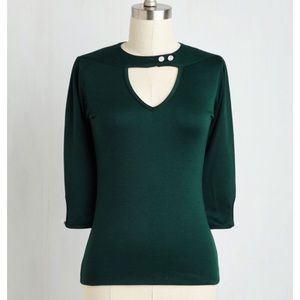 NWT✨ModCloth RockSteady sz XS, 3/4 sleeve top